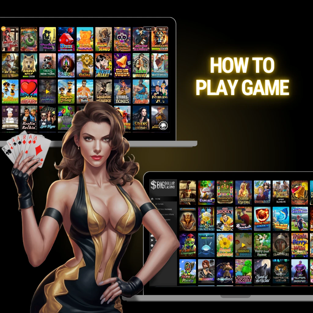 How to play games at big dollar casino